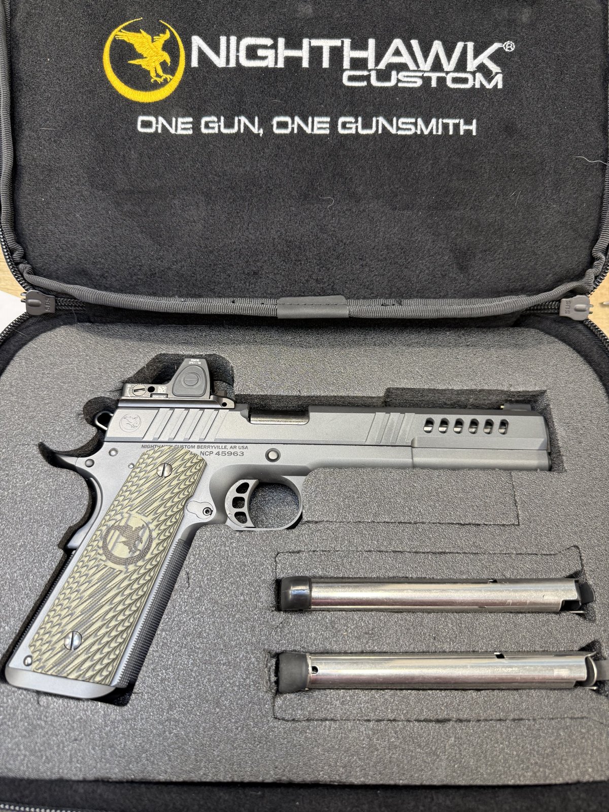 Nighthawk Custom Chairman IOS w/RMR 10mm USED-img-1
