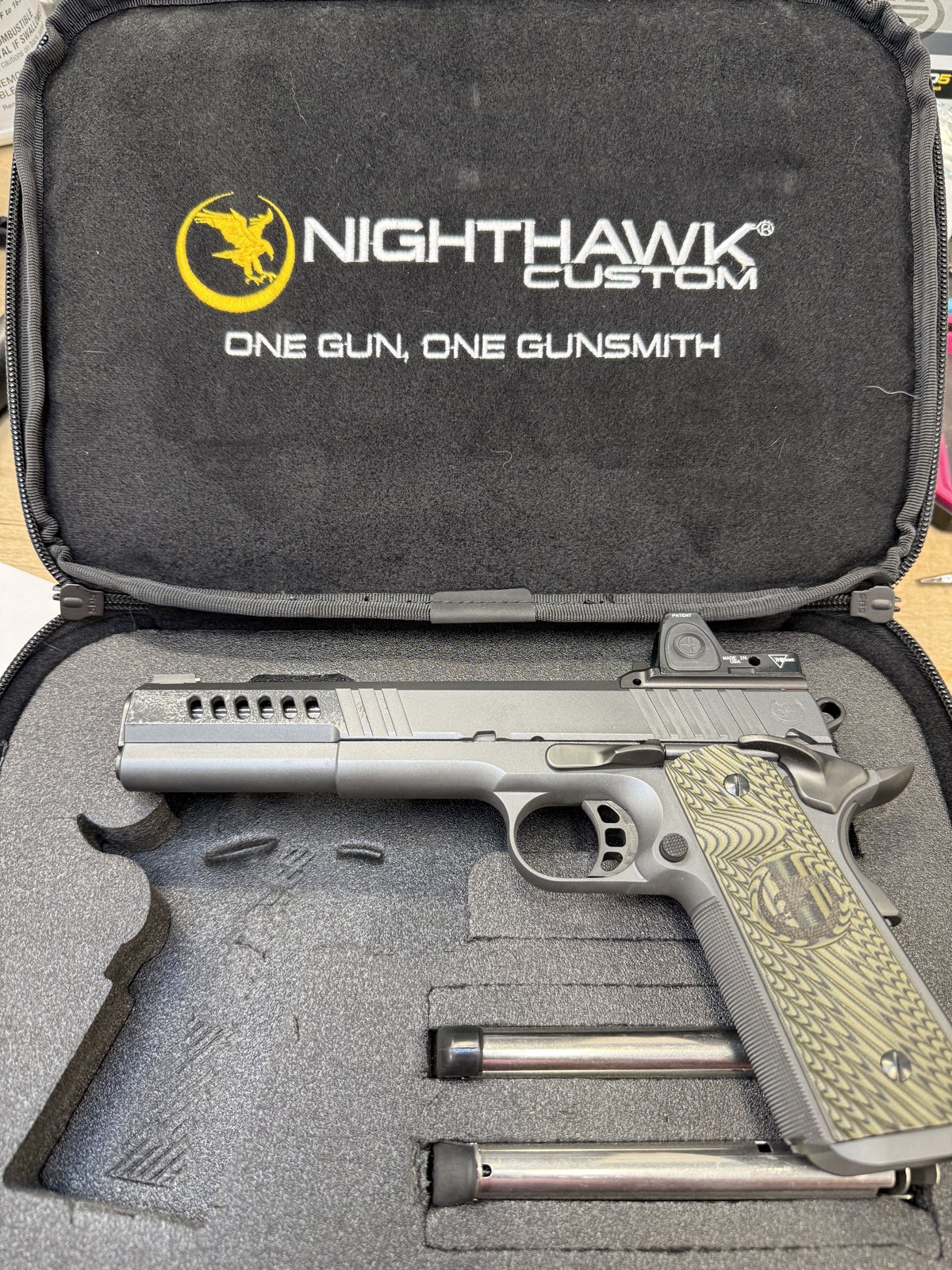 Nighthawk Custom Chairman IOS w/RMR 10mm USED-img-2