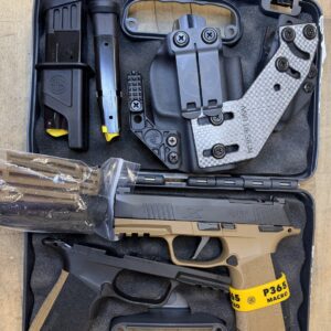 SIG SAUER P365X-Macro MS MA w/Coyote Grip and Holster 9mm USED